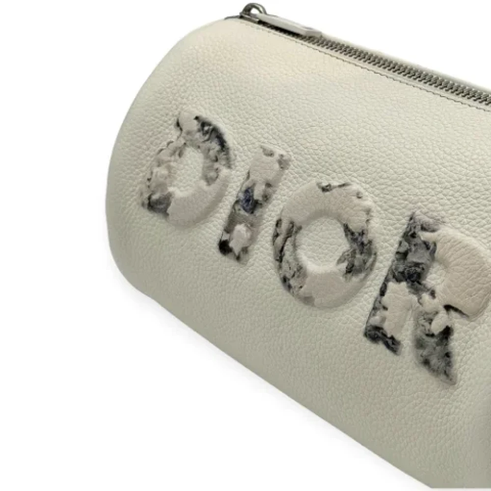 Dior Vintage Pre-owned Leather dior-bags White Dames