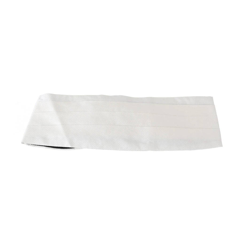 Dolce & Gabbana Witte Zijden Cummerbund voor Heren White Heren