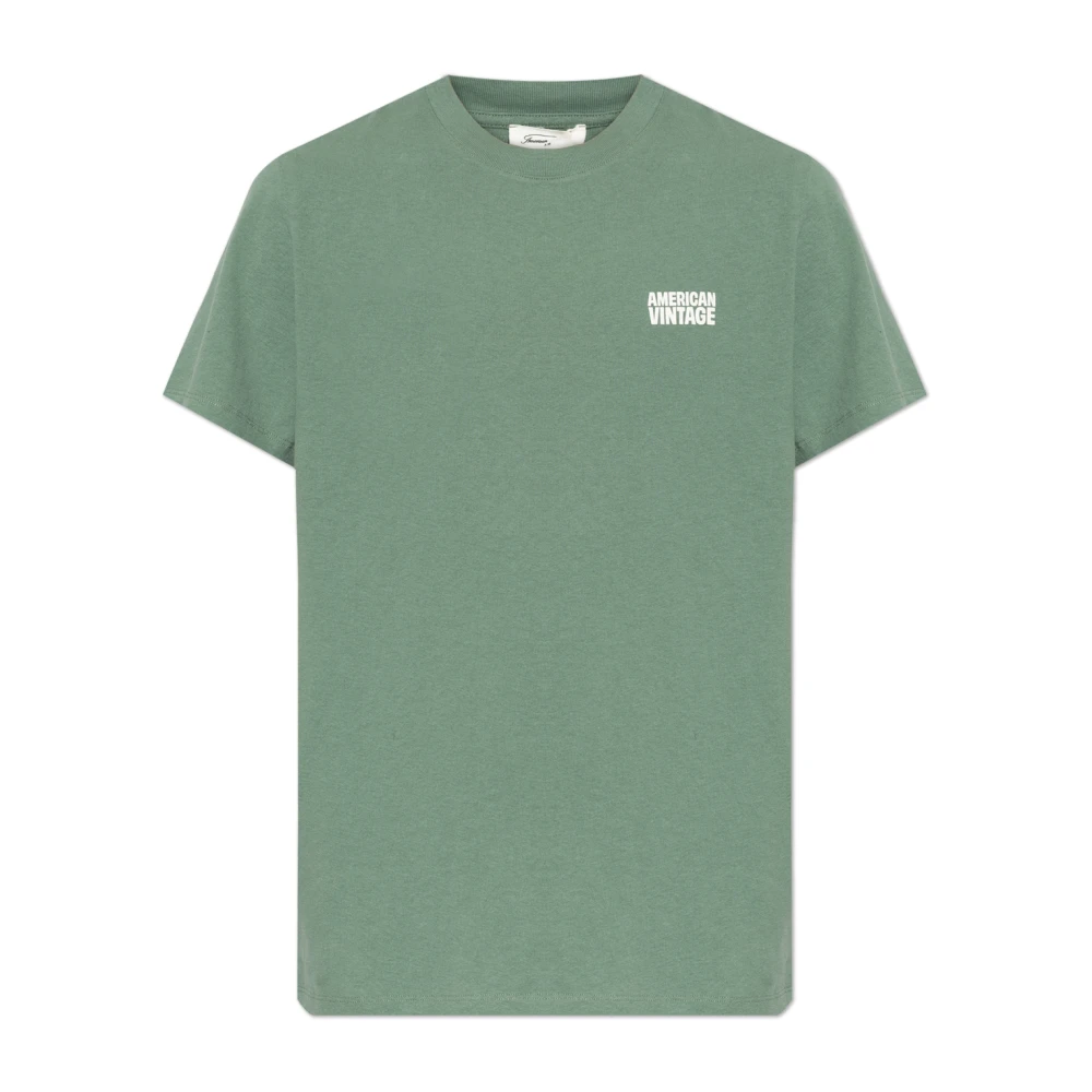 American Vintage Uomo Verde - T-Shirt Ykobow - Tops - S