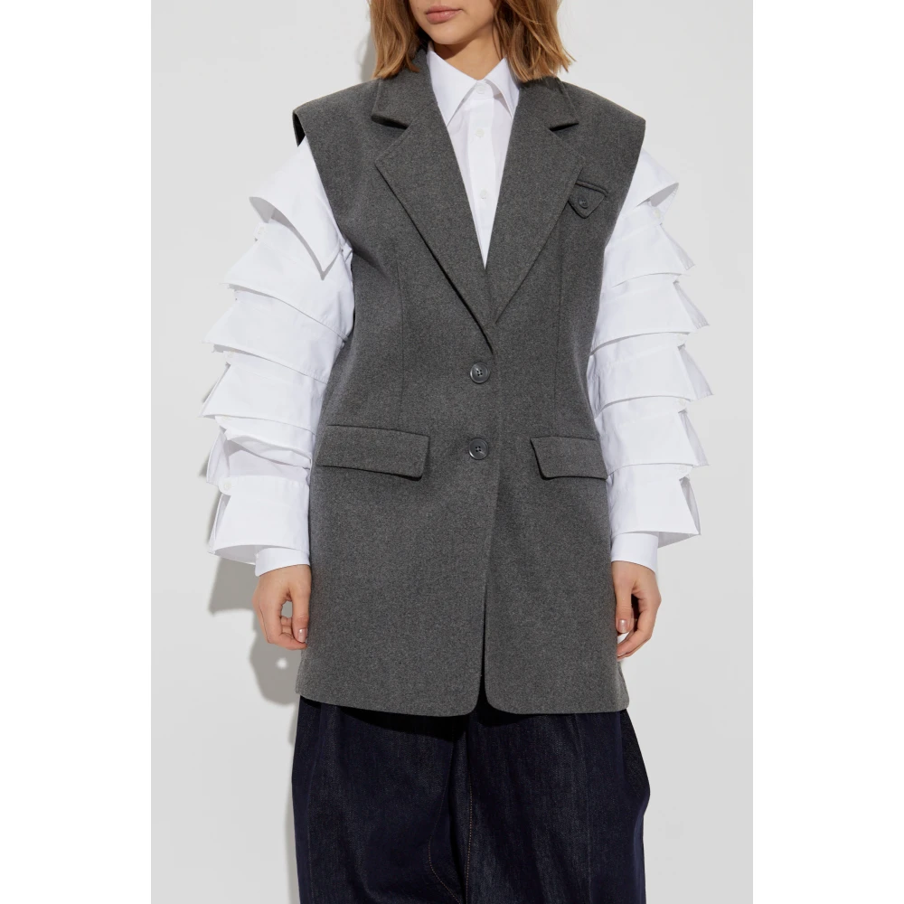 Gestuz Velly Vest Gray Dames