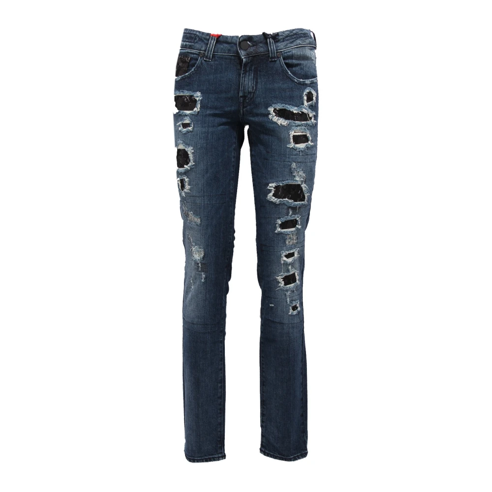 Jacob Cohën Mujer Vaqueros Slim-Fit