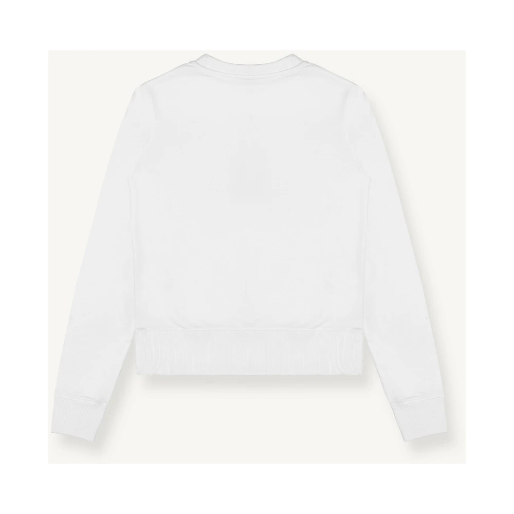 Colmar Witte Sweater met Glitter Logo White Dames