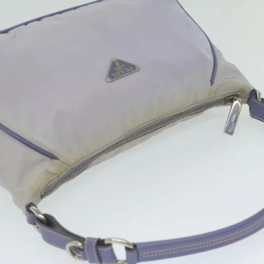 Prada Vintage Pre-owned Nylon pouches Purple Dames