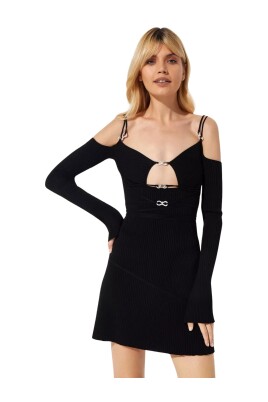 black-mini-dress-with-v-neck