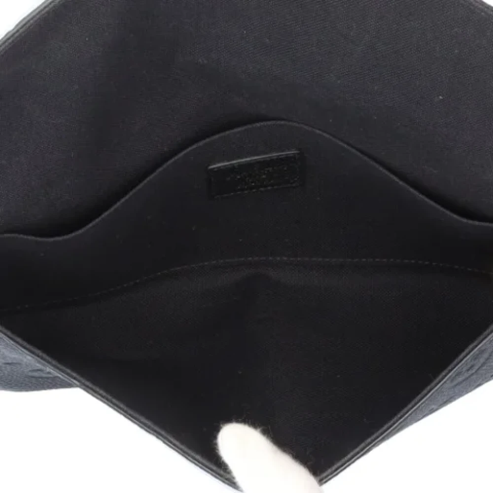Louis Vuitton Vintage Pre-owned Canvas shoulder-bags Black Dames