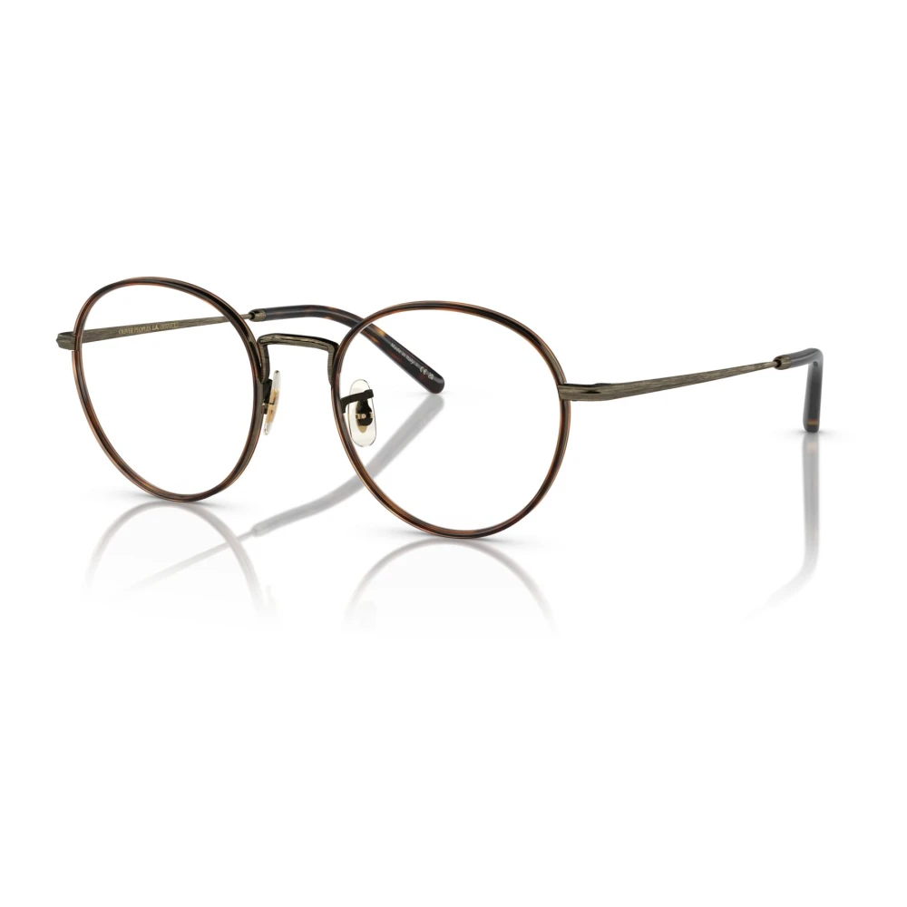 Oliver Peoples Vintage-geïnspireerd Titanium Montuur Yellow Unisex