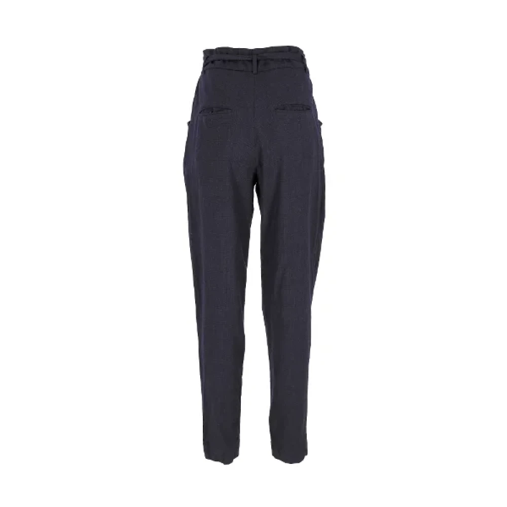 Isabel Marant Pre-owned Wool bottoms Blue Dames