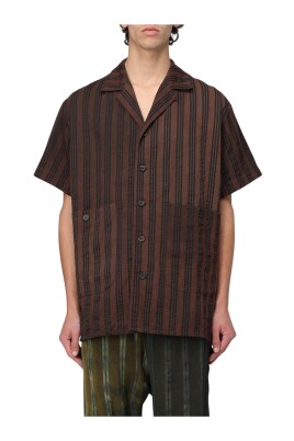 brown-striped-casual-shirt
