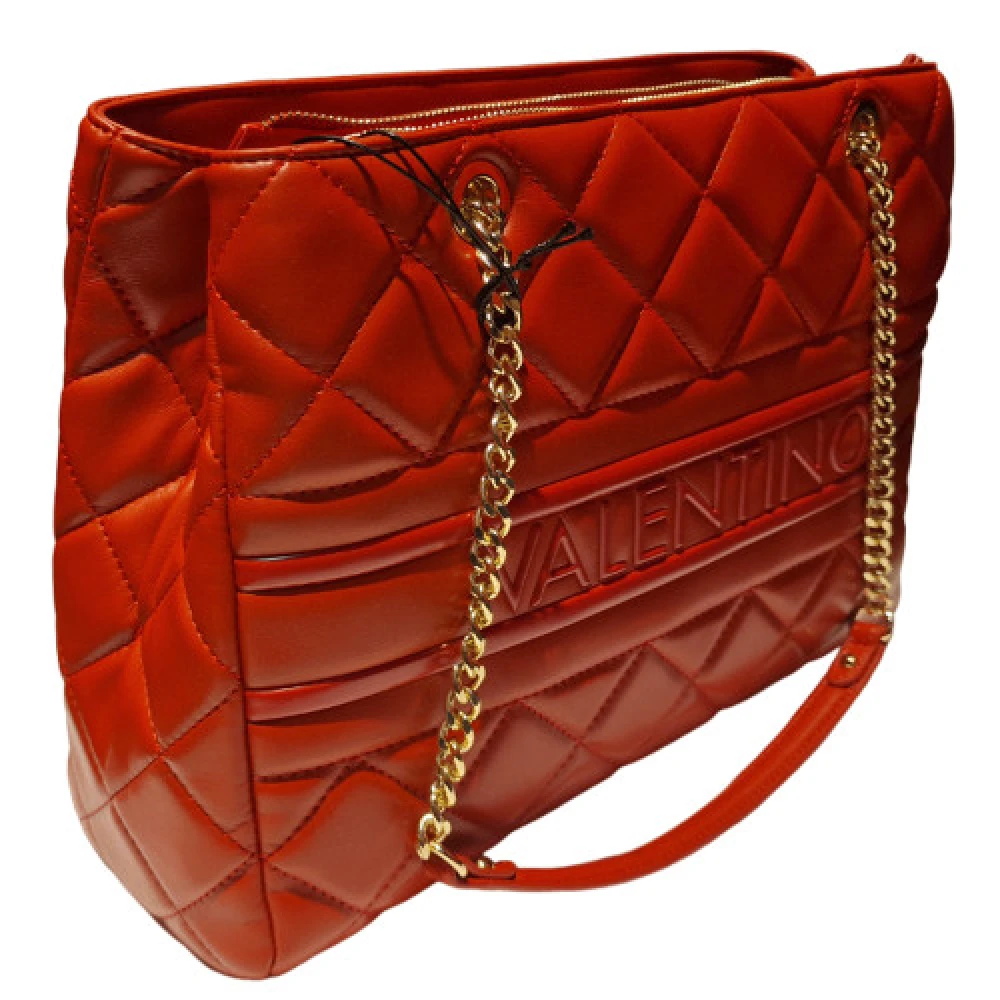 Valentino by Mario Valentino Rode Femme Schoudertas met Kettinghandvatten Red Dames
