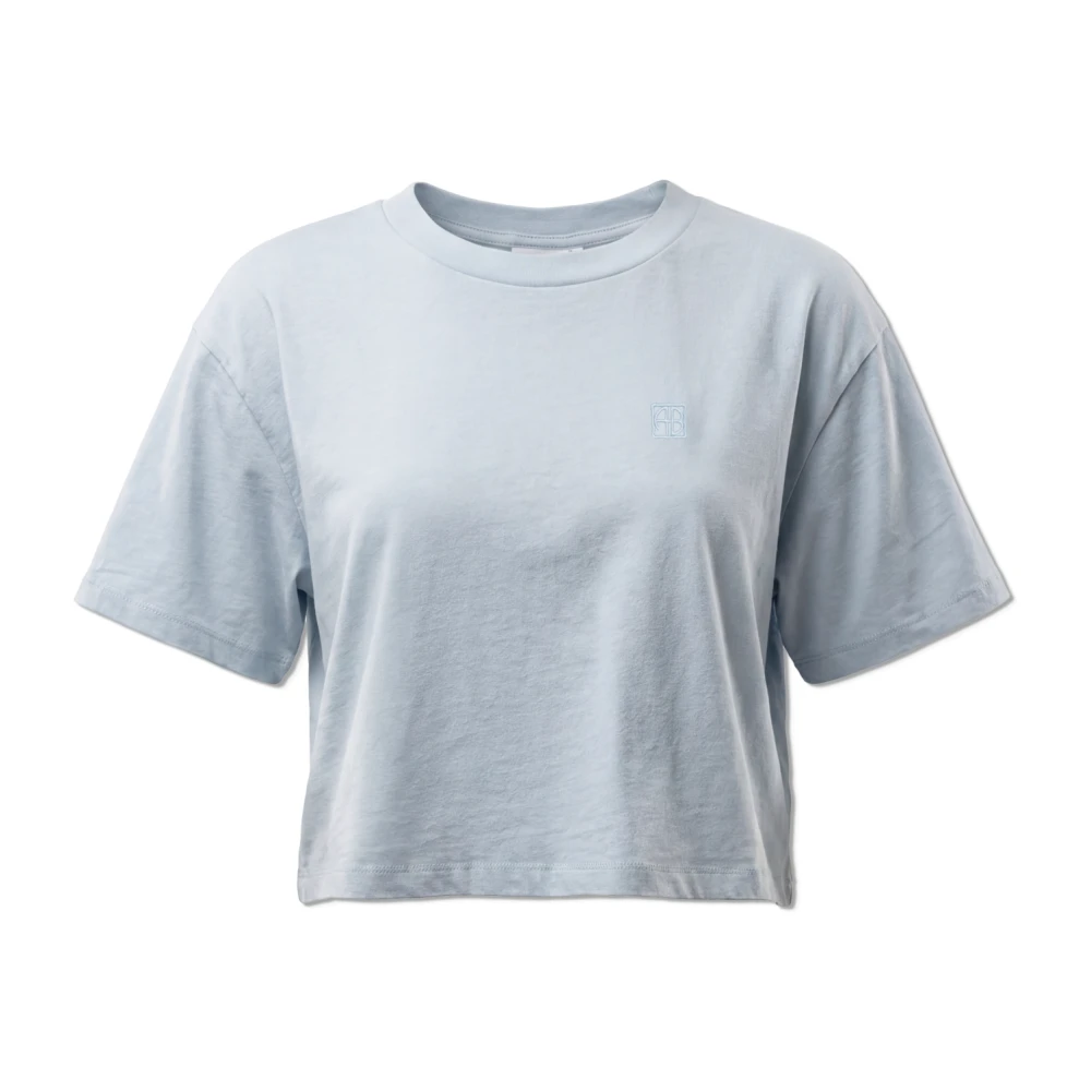 Anine Bing Women's Blue T-Shirts, Xs, Johnny T-Shirt