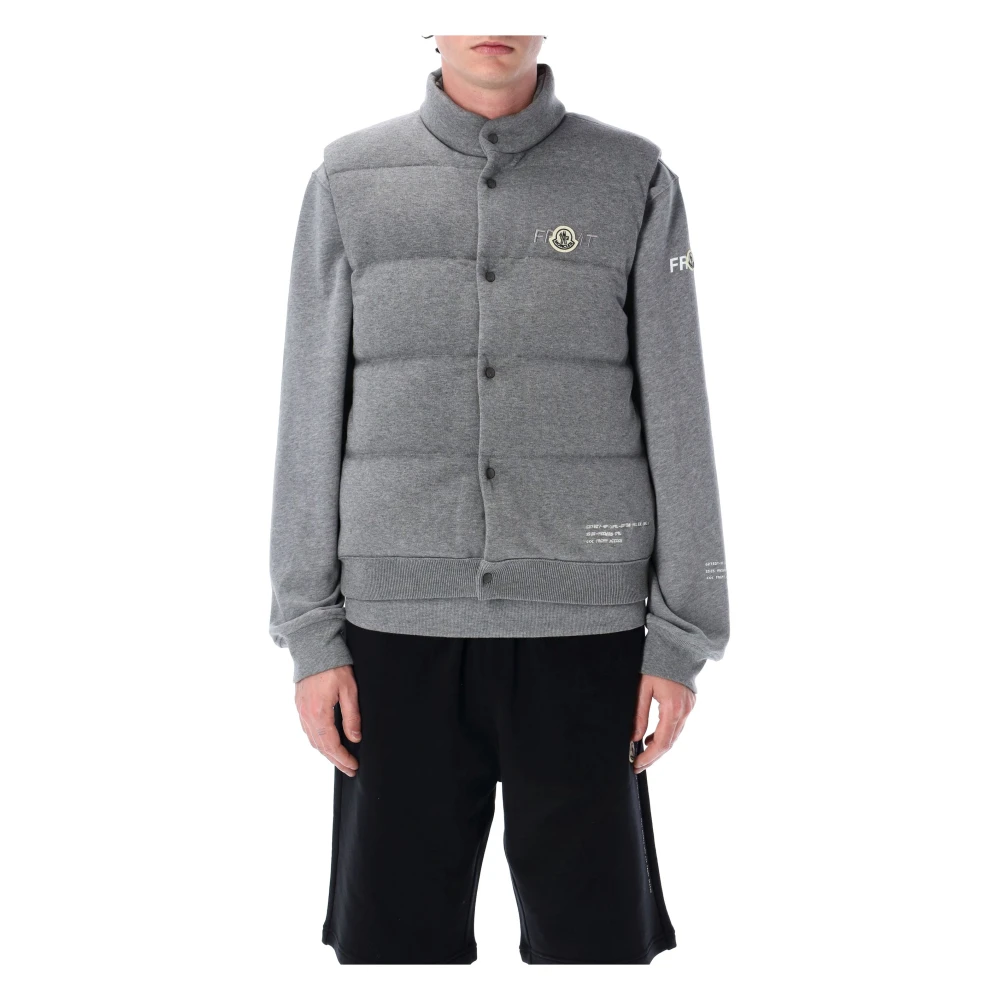 Moncler - Jackets > Vests - Gray - Moncler - Modalova