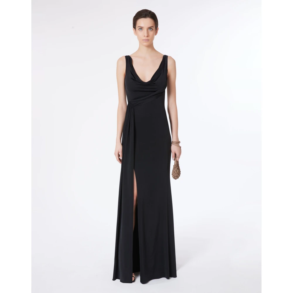 MVP wardrobe Vespucci Lange Jurk Black Dames