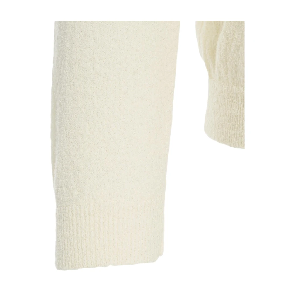 Roberto Collina Witte Crewneck Gebreide kleding Ss25 White Heren