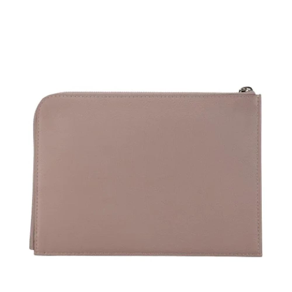 Louis Vuitton Vintage Pre-owned Leather clutches Beige Dames