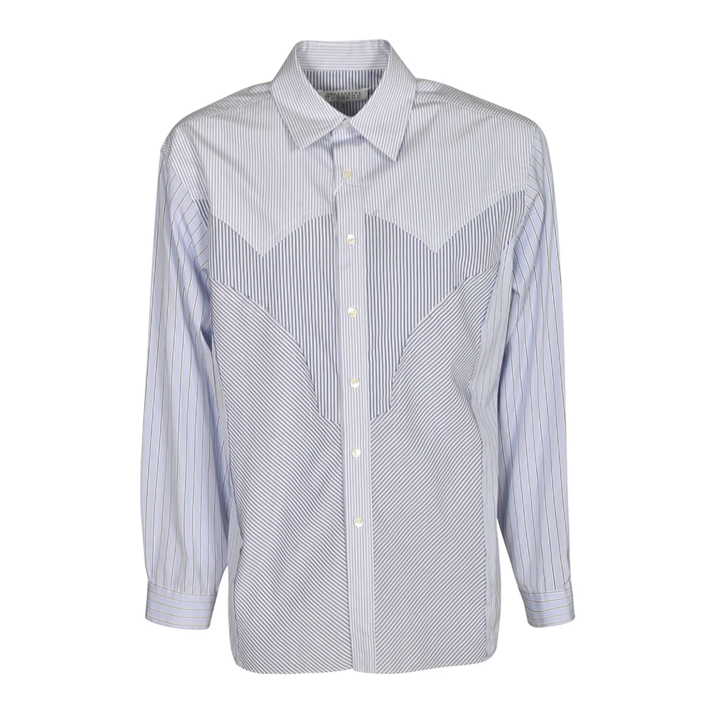 Maison Margiela Stijlvolle Overhemden Collectie Blue Heren