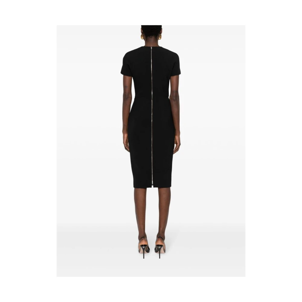 Victoria Beckham Midi Dresses Black Dames