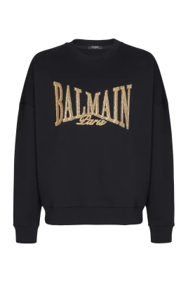 Broderad college sweatshirt