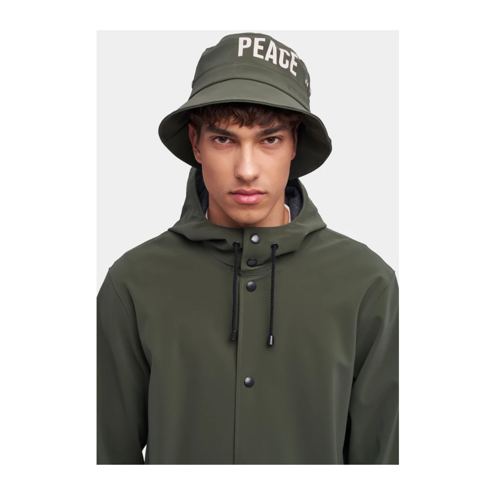 Stutterheim Matte Emmerhoed voor Regenachtige Dagen Green Unisex