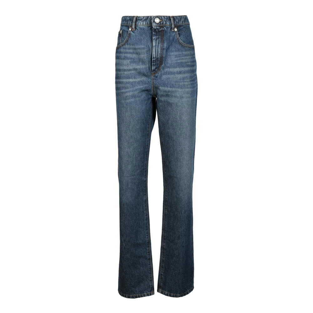 SPORTMAX Katoen Denim Jeans Blue Dames