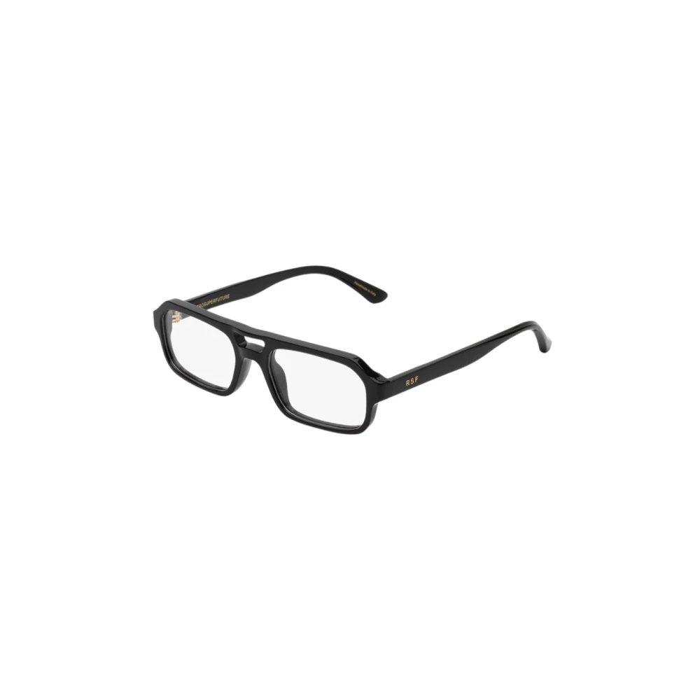 Retrosuperfuture Unisex Black Glasses,, Fashion Eyeglasses Color Medium