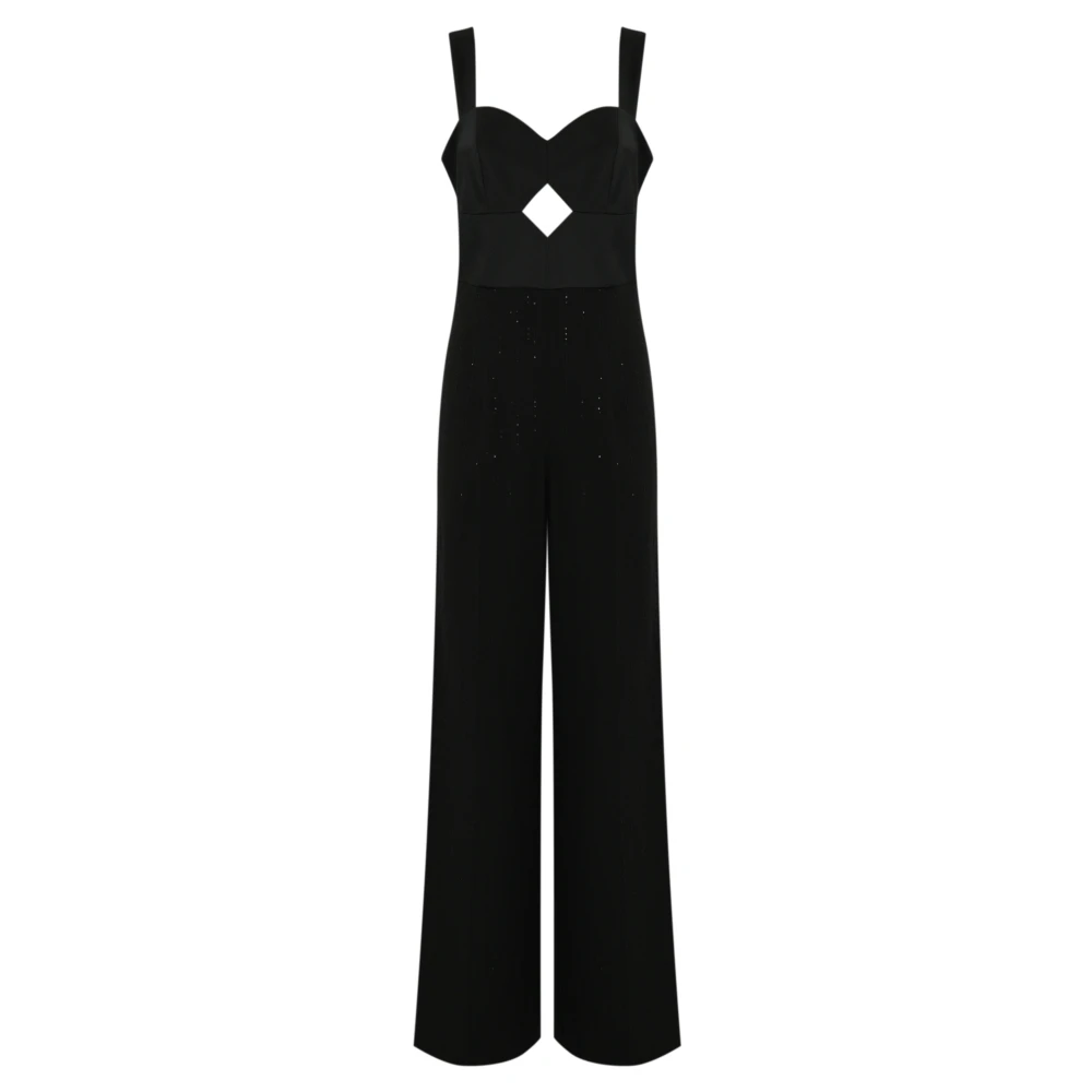 Twinset Zwart Paillet Top en Broek Set Black Dames
