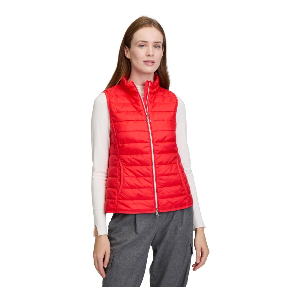 Betty Barclay Gewatteerde vest met rits Red Dames