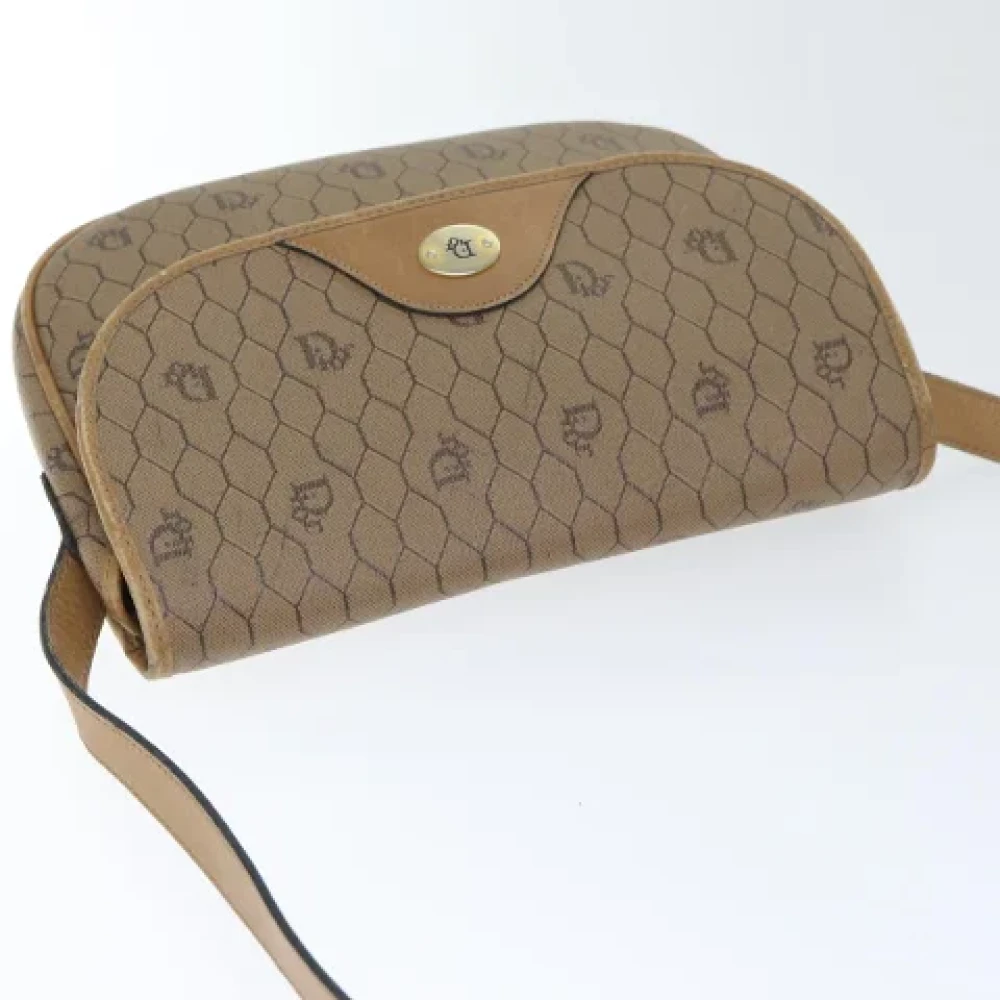 Dior Vintage Pre-owned Leather dior-bags Brown Dames