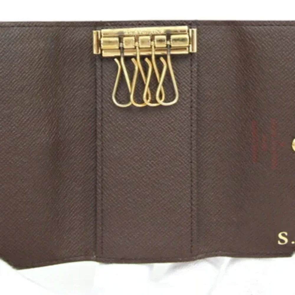Louis Vuitton Vintage Pre-owned Fabric key-holders Brown Dames