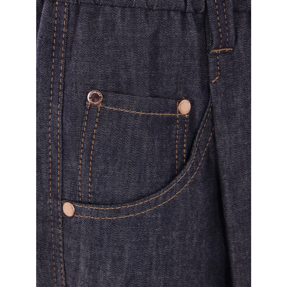 BRUNELLO CUCINELLI Blauwe Broek Blue Dames
