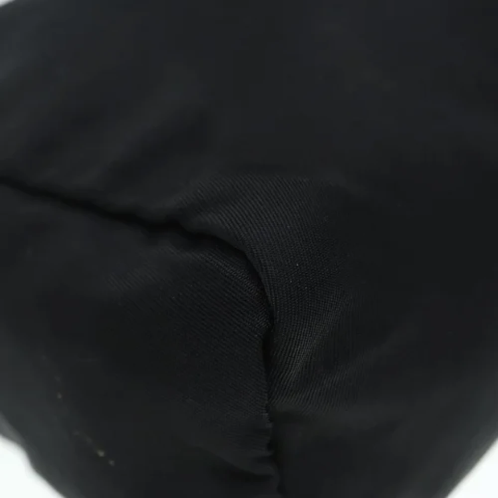 Prada Vintage Pre-owned Fabric clutches Black Dames