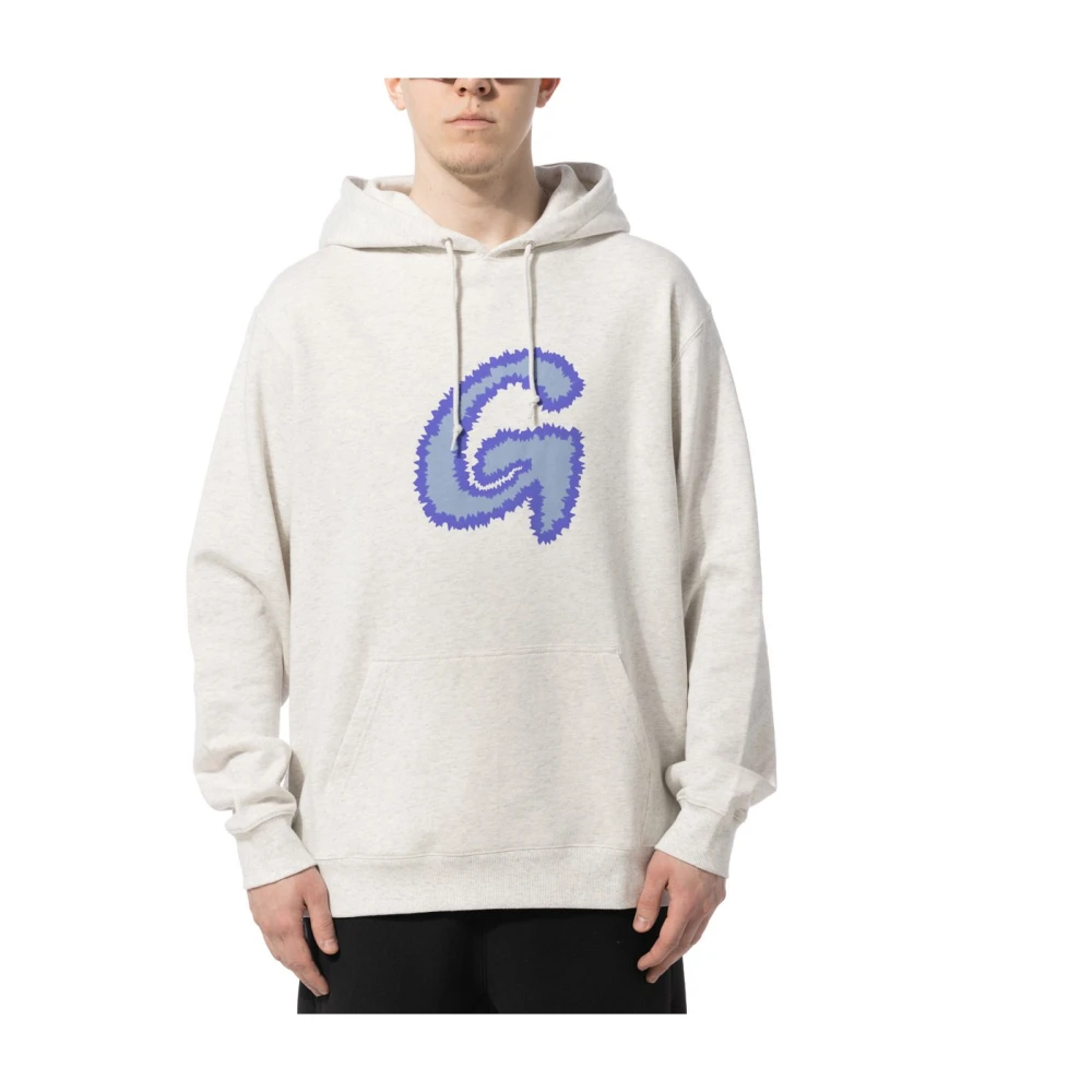 Gramicci Fuzzy G-Logo Hoodie Gray Heren