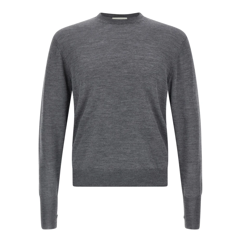 Ma'ry'ya Homme Gris - Knitwear > Round-Neck Knitwear