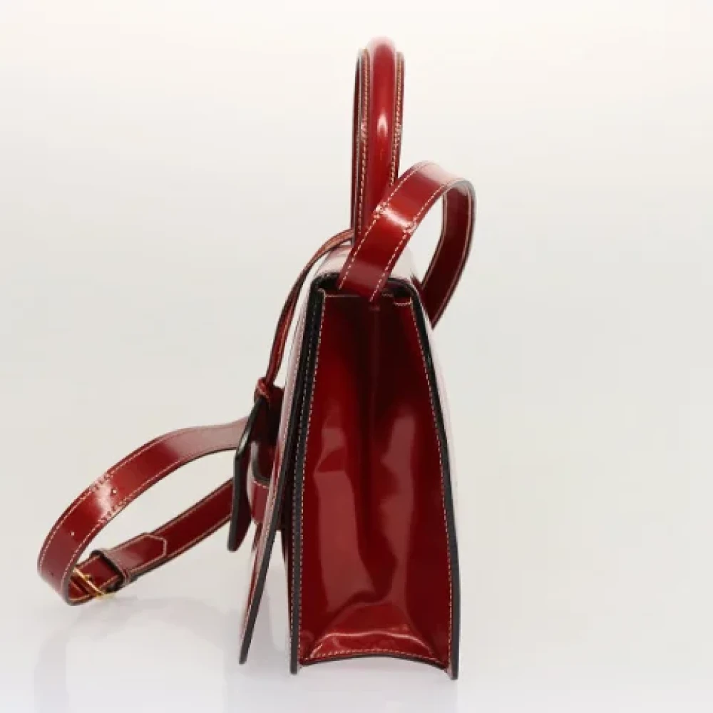 Loewe Pre-owned Leather handbags Red Dames