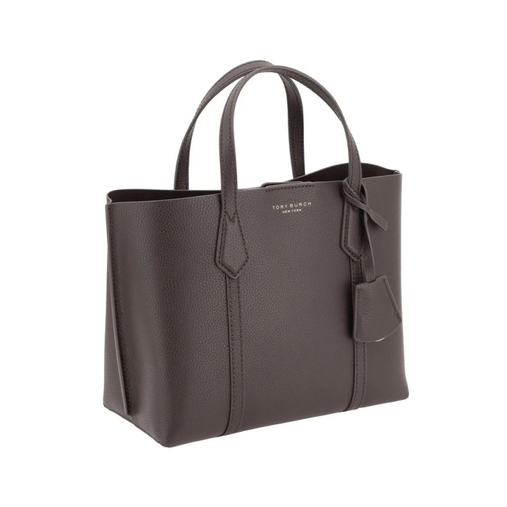 TORY BURCH Perry Leren Handtas Brown Dames