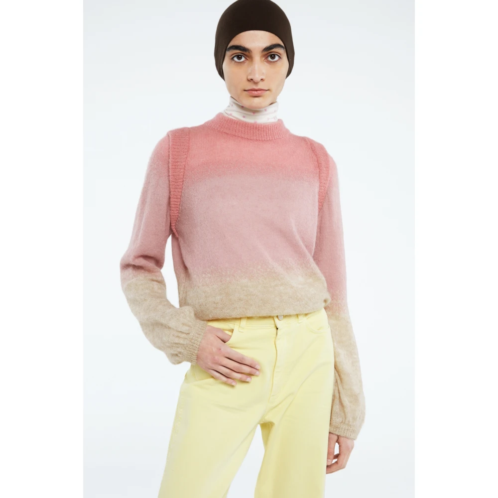 Fabienne Chapot Multicolor pullover met gradient Pink Dames