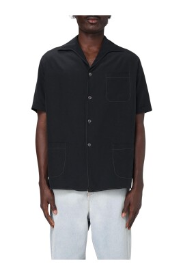 black-buttondown-shirt-modern-style