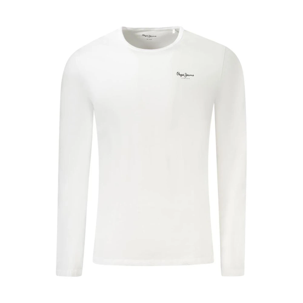 Pepe Jeans White Long Sleeve T-Shirt Original Basic 2 - Image 5
