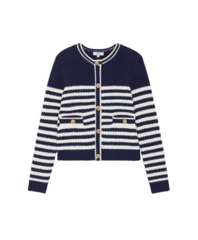 cardigan-en-tricot-boucle-a-rayures-col-rond