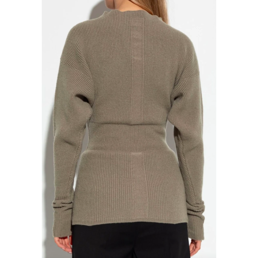 Rick Owens Dafne Top Dust Brown Dames