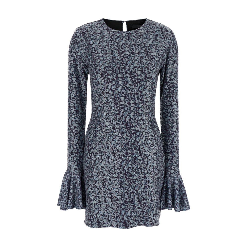 Rotate Birger Christensen Sequin Mini Jurk Lichtblauw Backless Multicolor Dames