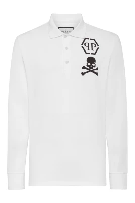 Polo Shirt LS Skull&Bones