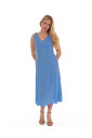 robe-midi-evasee-a-col-en-v