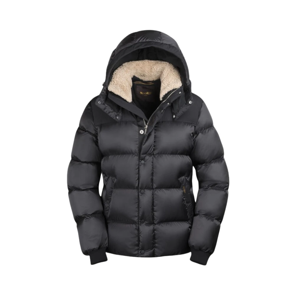 Moorer Men's Black Down Jackets, 3XL, Jake Shk Bomber