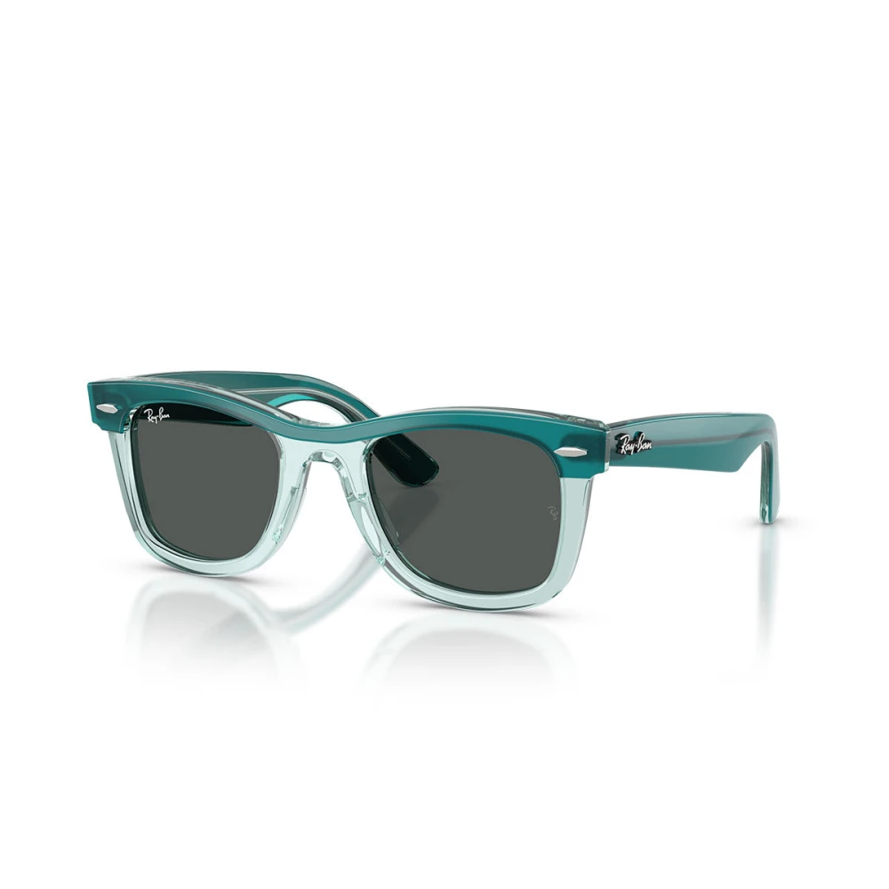 Ray - Ban Green/Grey Rj9140s 721387 Kid Sunglasses Acetate Squared Normal - Image 2