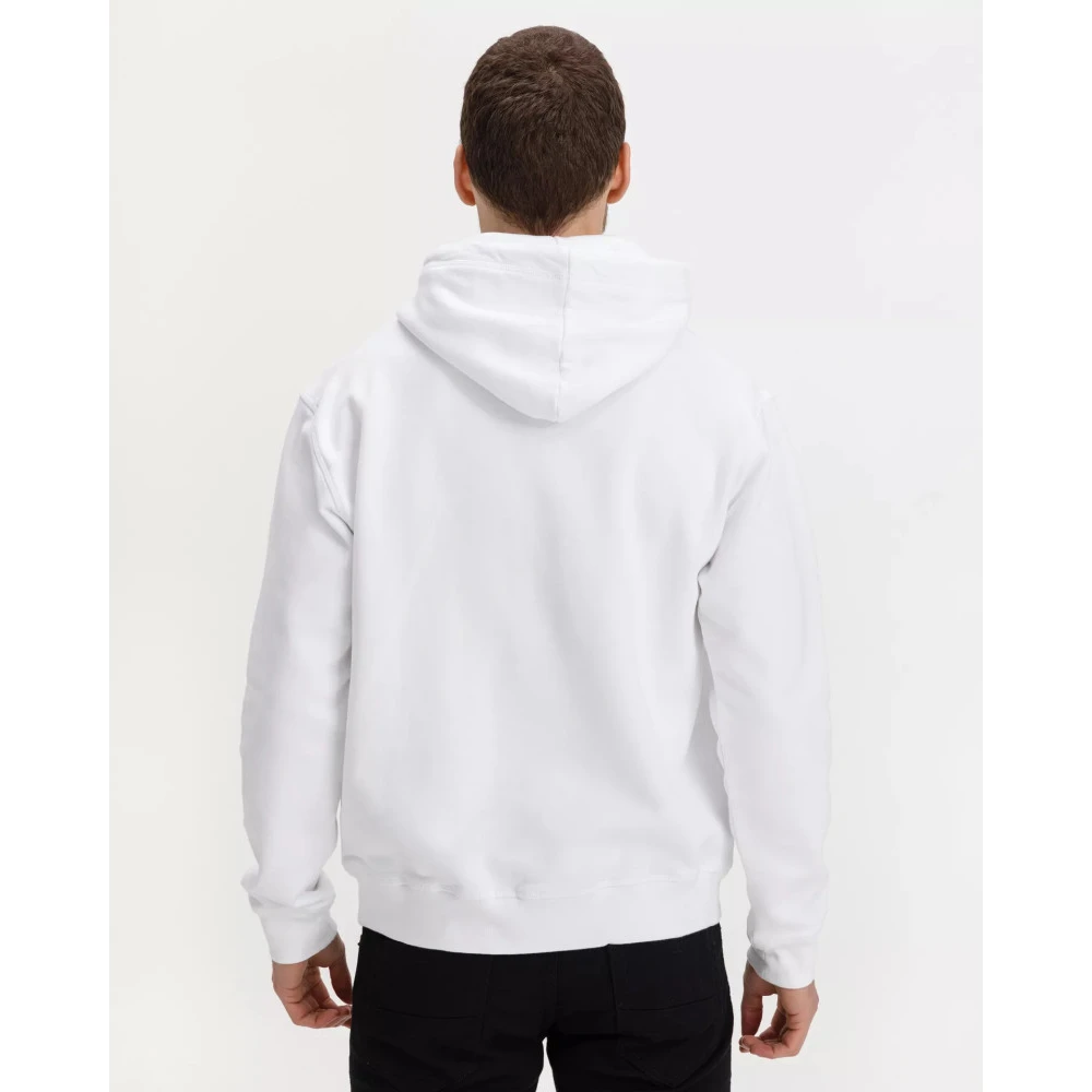 Dsquared2 Witte Hoodie met Print op de Voorkant White Heren