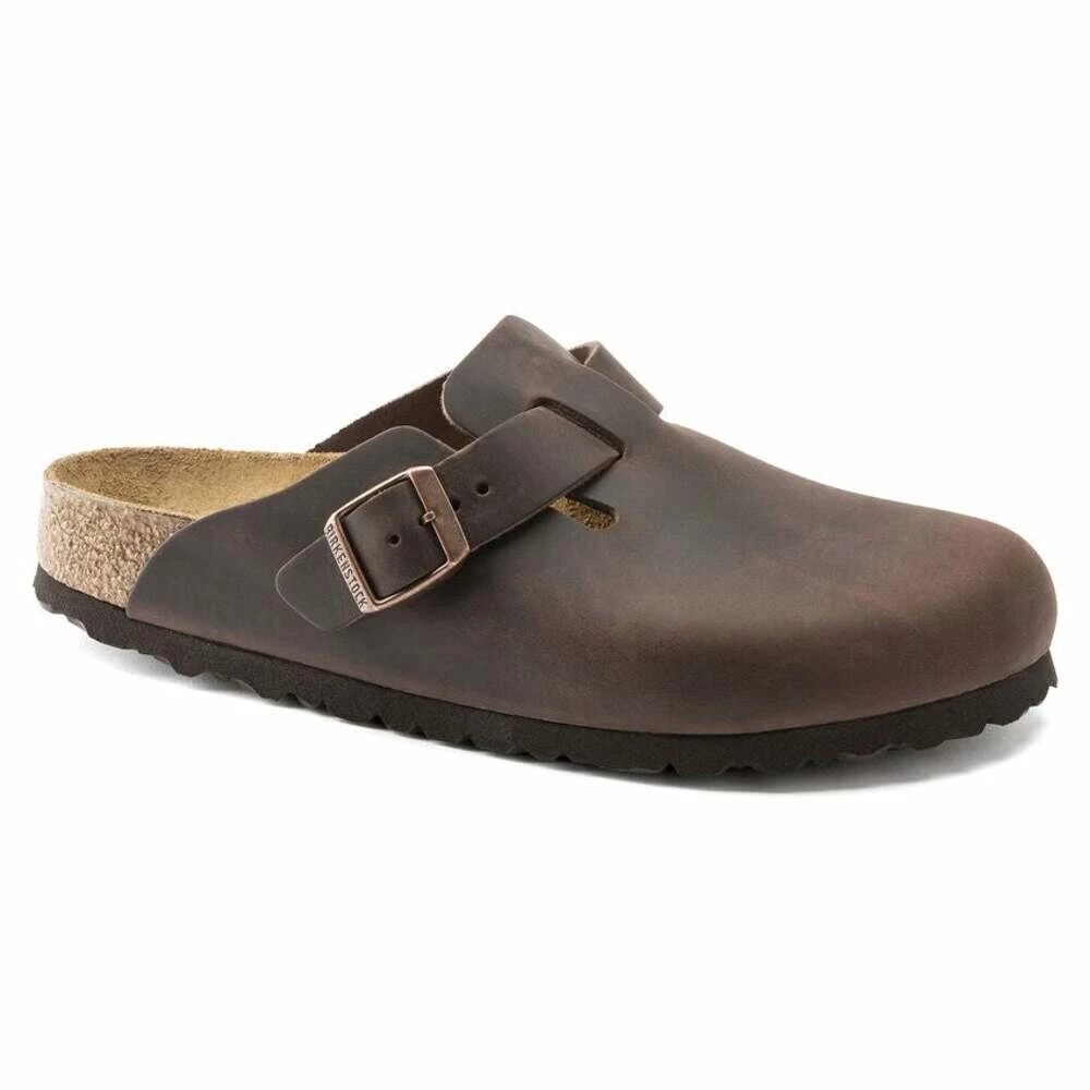 Birkenstock Women's Brown Sandals Boston Oiled Leather
