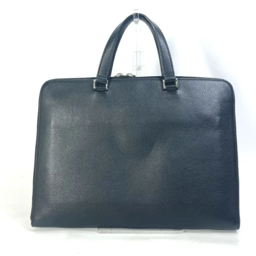 Dior Vintage Pre-owned Leather dior-bags Black Heren