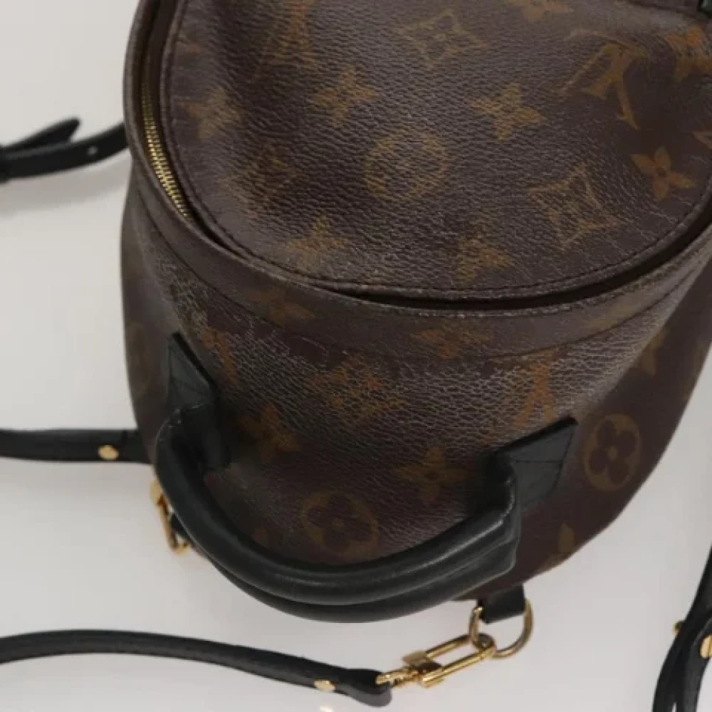 Louis Vuitton Vintage Pre-owned Canvas backpacks Brown Dames