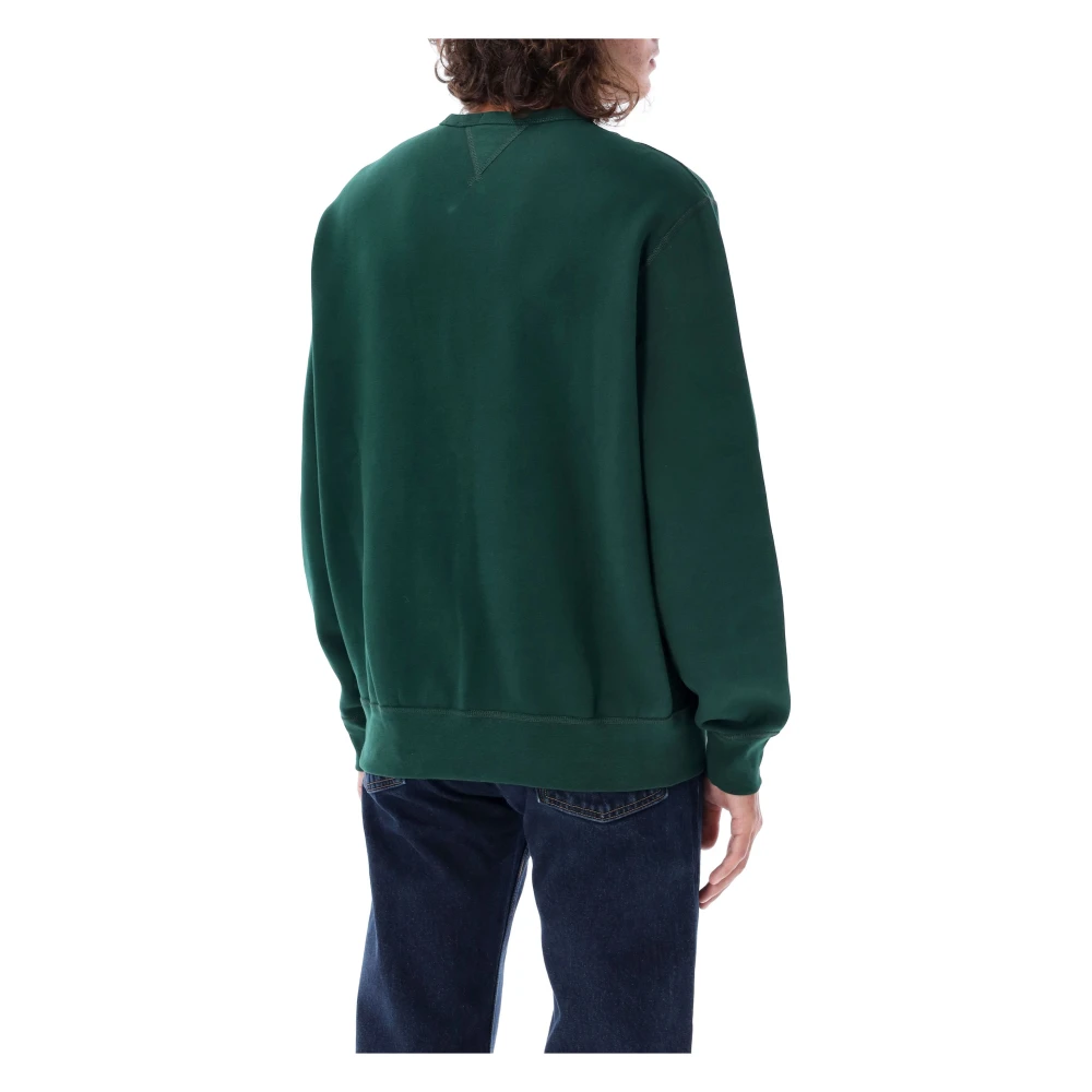Ralph Lauren Donkergroene Crewneck Sweatshirt voor Heren Green Heren