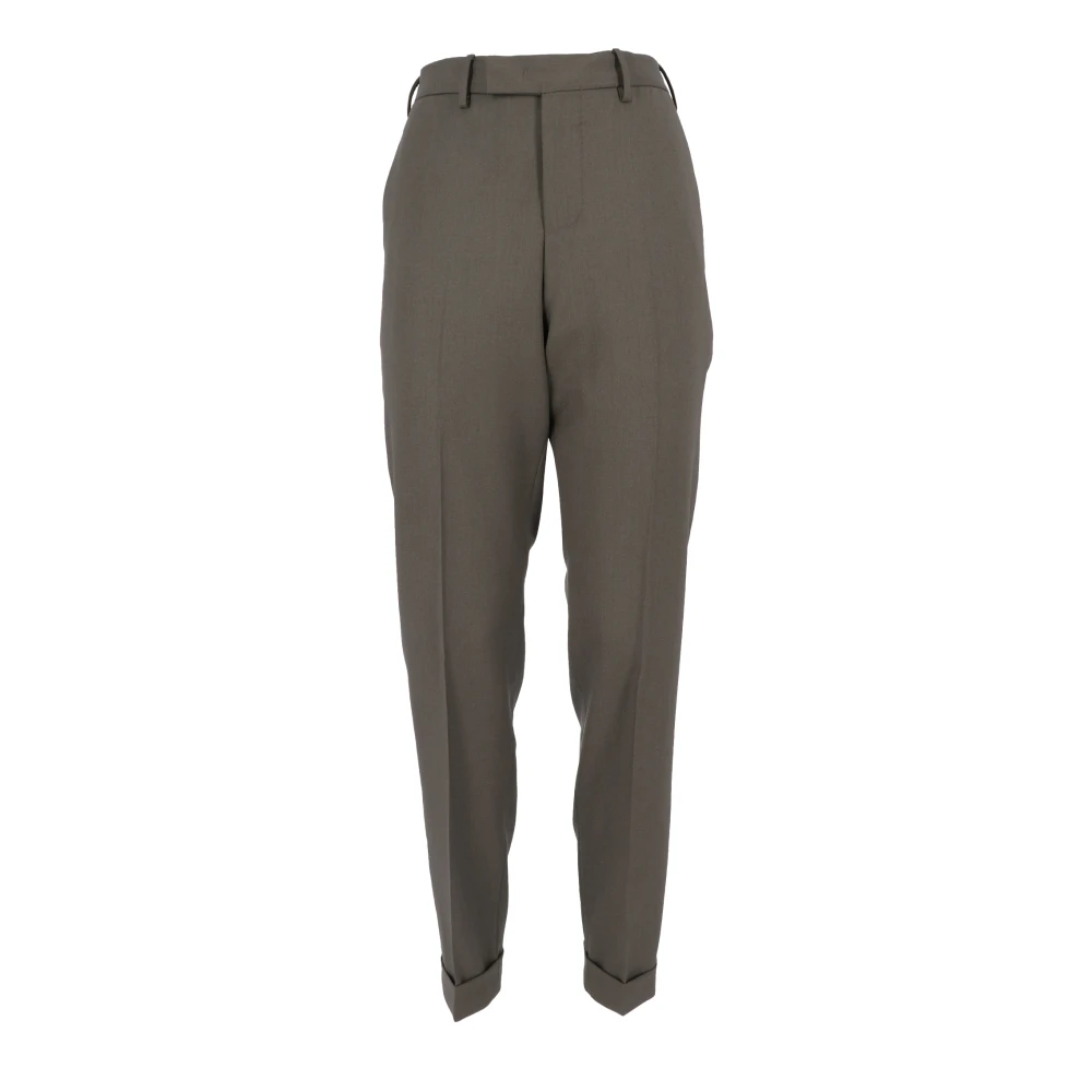 PT Torino Klassieke Straight-Leg Stretch Broek Green Heren